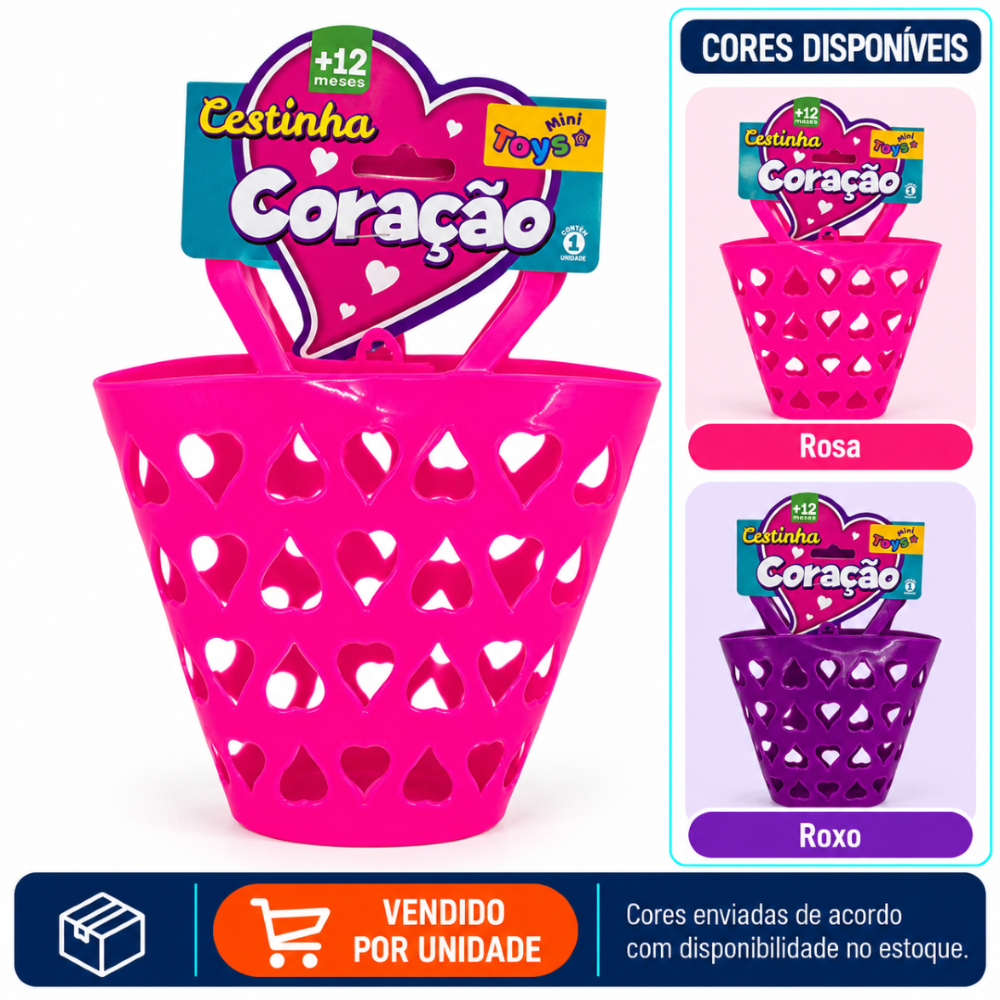 Cestinha Coracao Minitoys