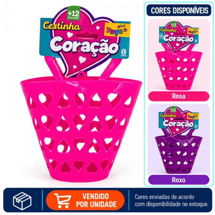 Cestinha Coracao Minitoys