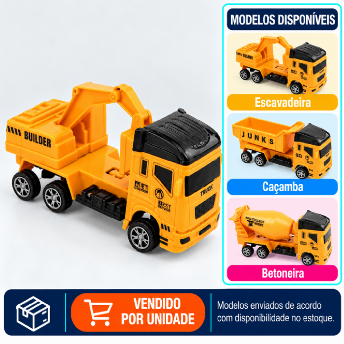 Mini Caminhão Construção Ark Toys