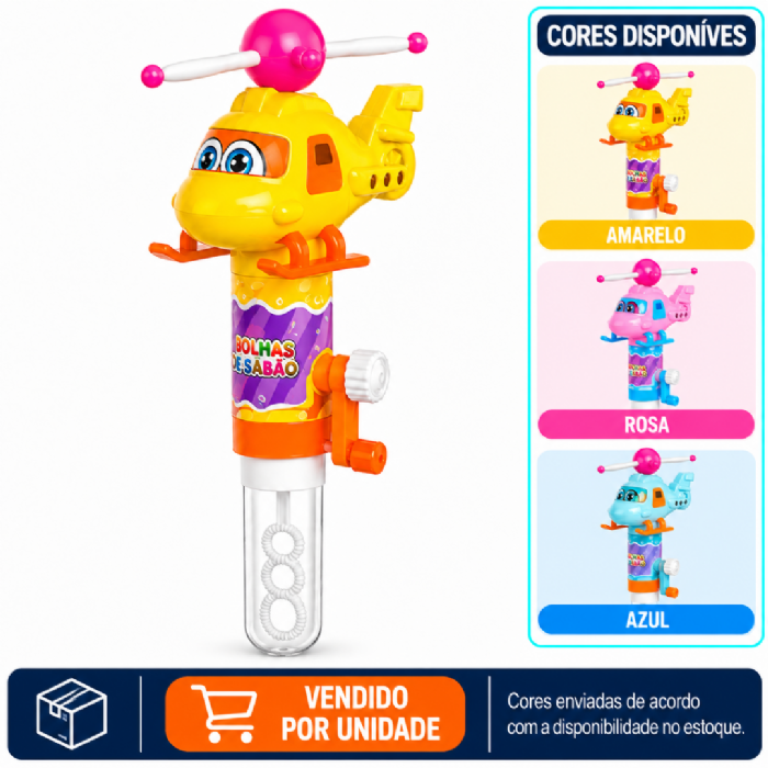 Bolha de Sabão Display Helicóptero Arktoys