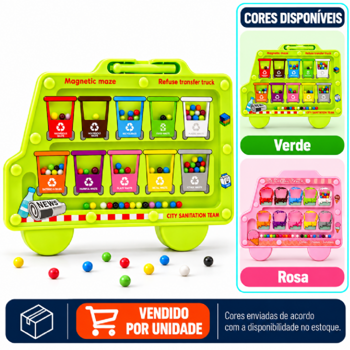Brinquedo Educativo Magnético Colorido Ark Toys