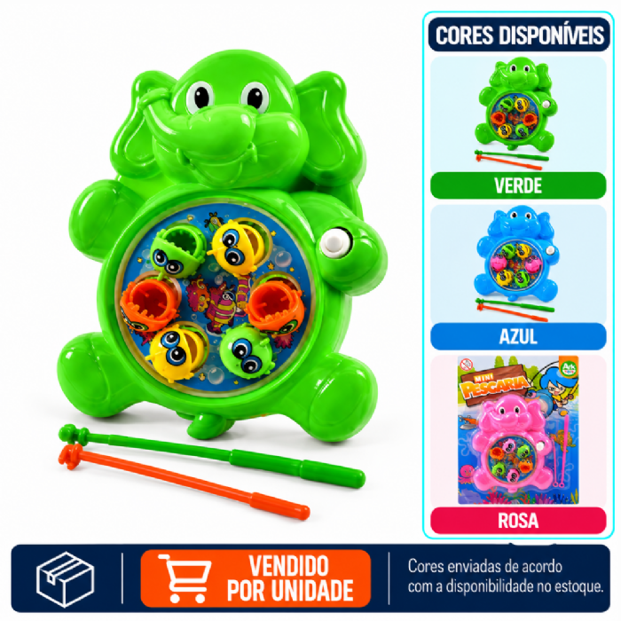 Mini Jogo de Pescaria Elefante Ark Toys