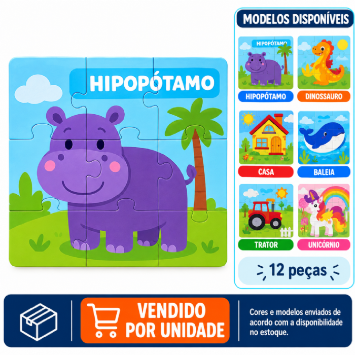 Quebra-Cabeça De Madeira Divertido Arktoys