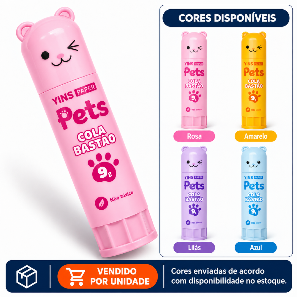 Cola Bastão Pets 9g Yins