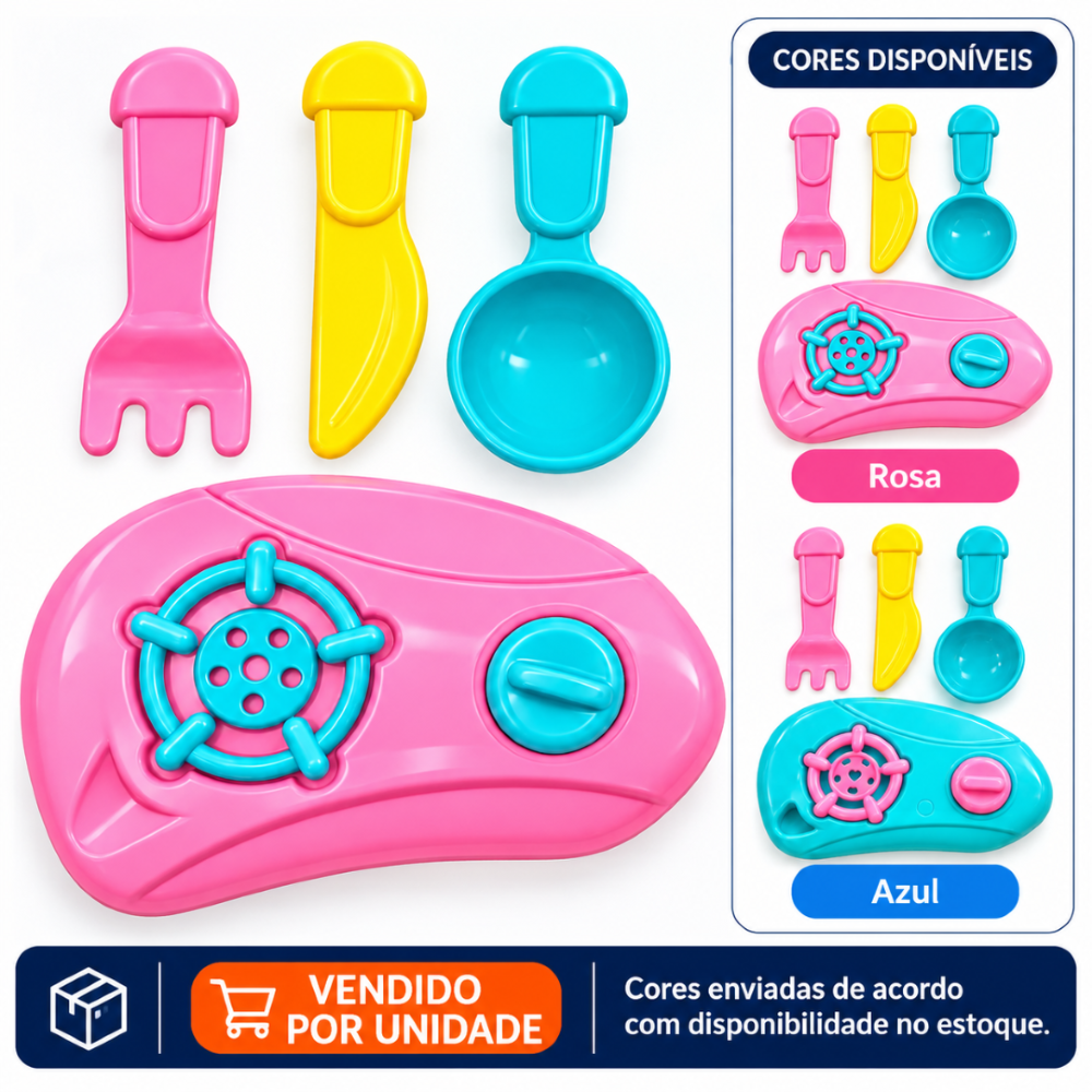 Kit Fogãozinho 4pcs Zein