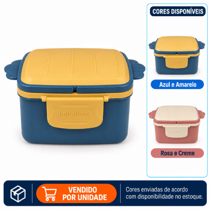 Kit Marmita Dupla com Colher 2 Peças Interponte