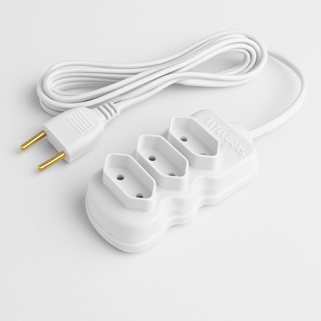 Extensão Compact Bipolar Br 5Mts 2P 10A/250V Forlux