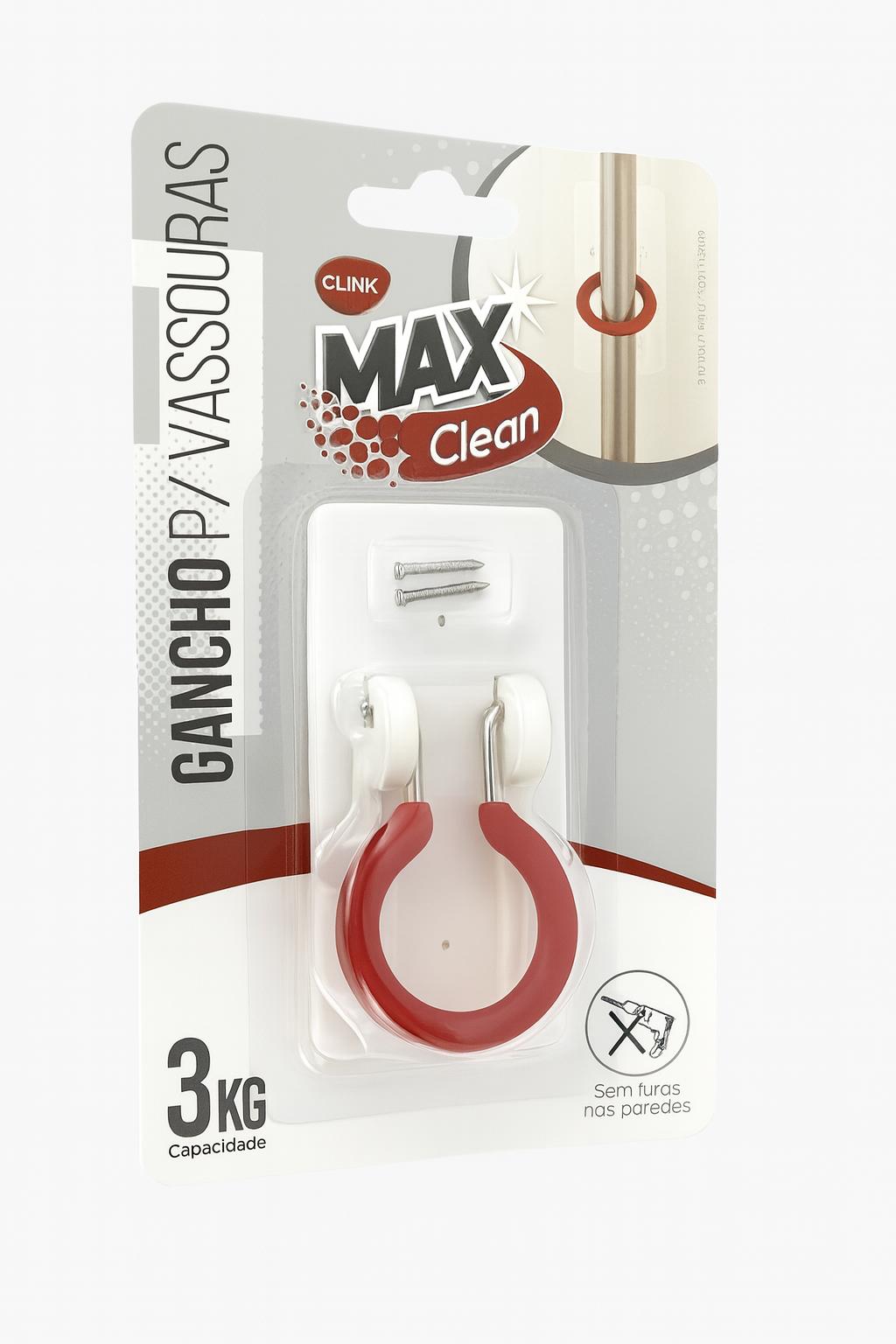 Gancho Vassoura Plast Clink