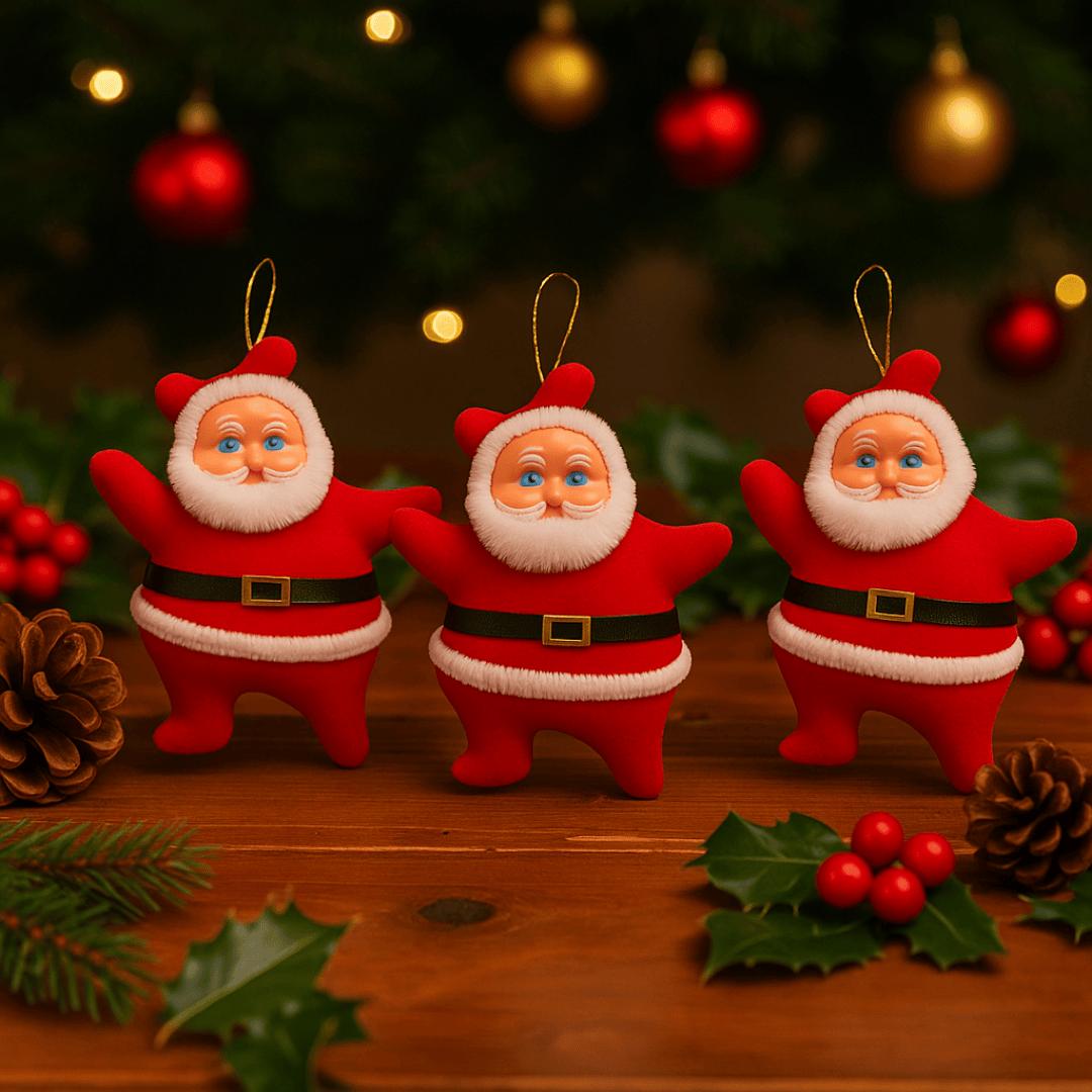 Mini Papai Noel em Plástico Chazak