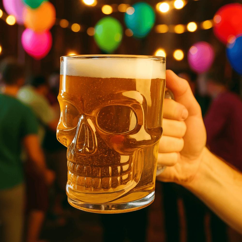 Caneca P/Chopp Caveira 510Ml Coliseu