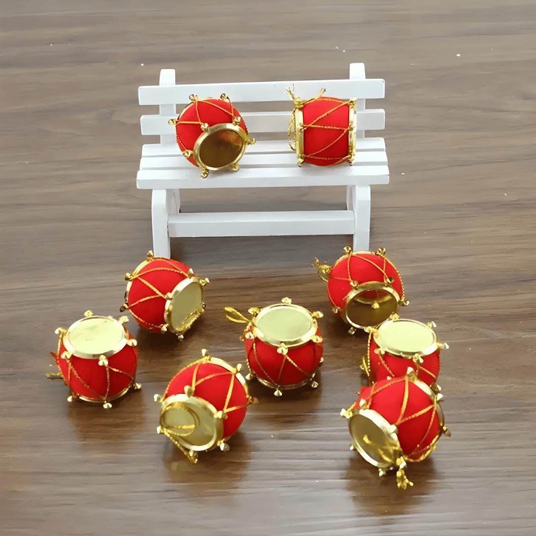 Tambor Decorativo de Natal 6 Peças Chazak