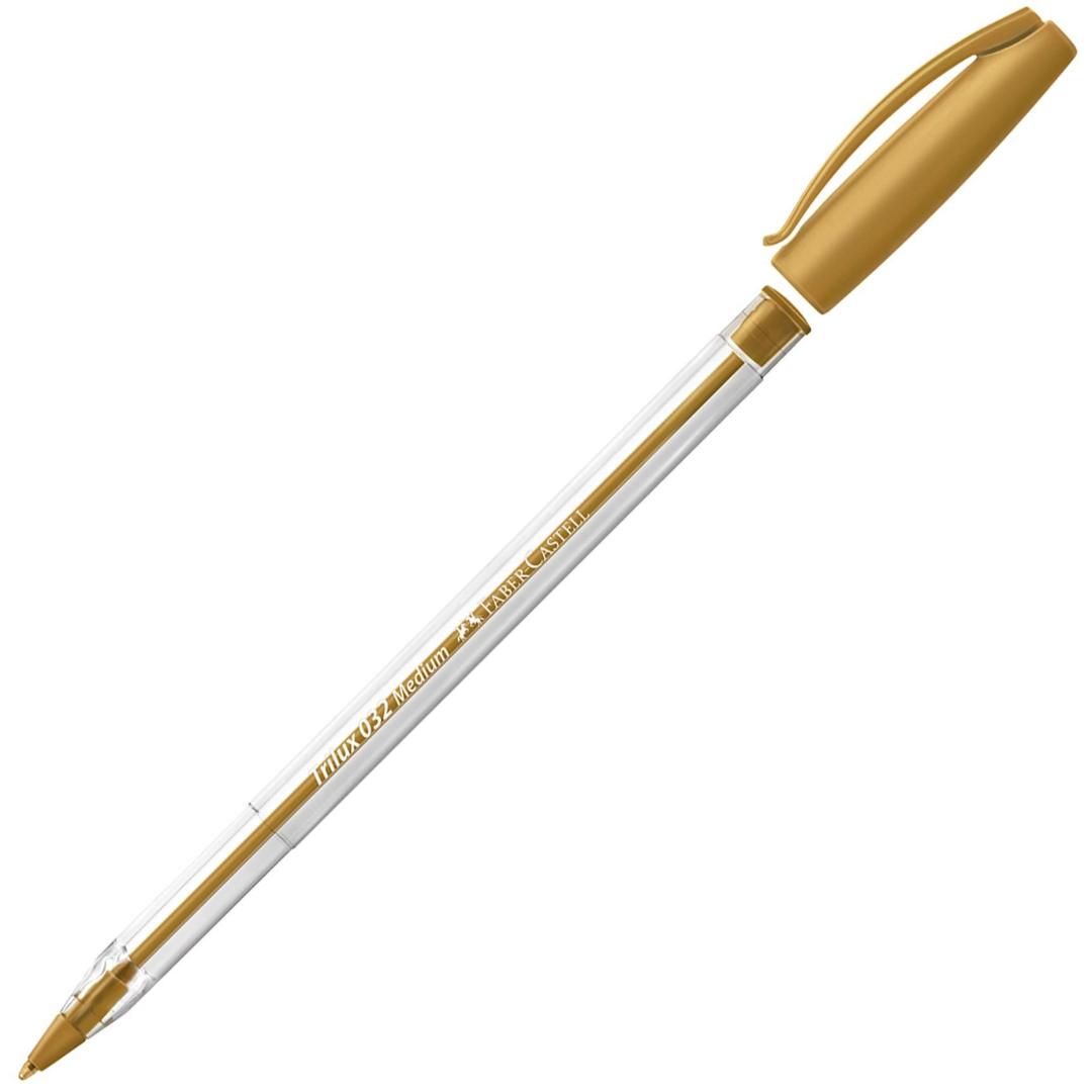 Caneta Trilux Colors Ouro Faber Castell