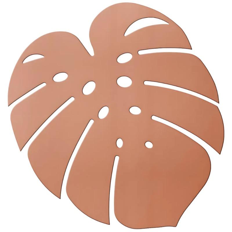 Lugar Americano De Plastico Garden Leaf Rose 44X38Cm Coliseu