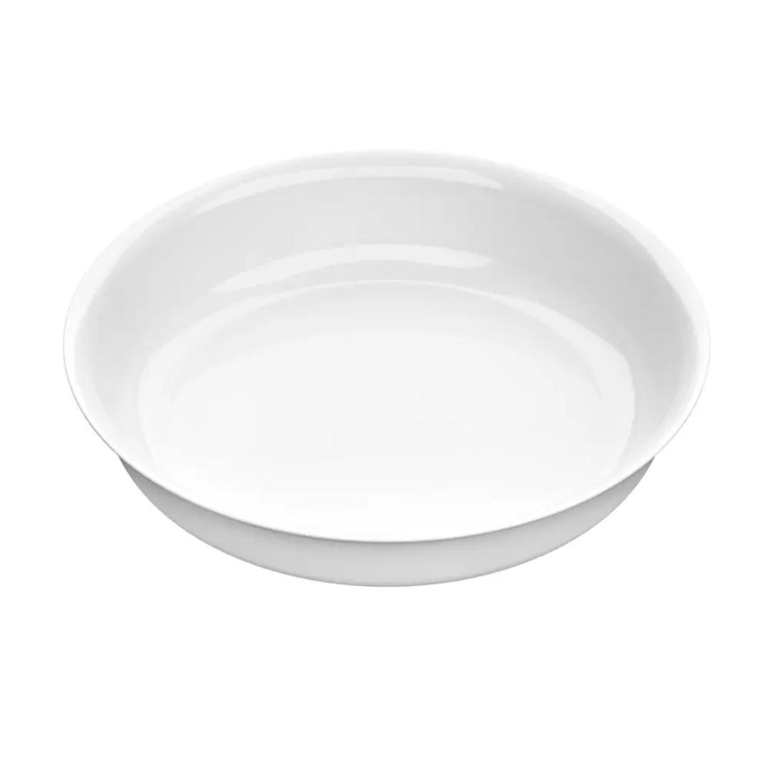 Assadeira Redonda Branca Marinex Opaline De 2L