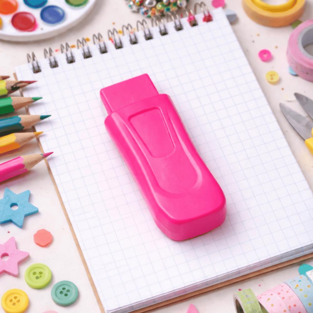 Apontador C/Borracha Mix Neon Faber Castell