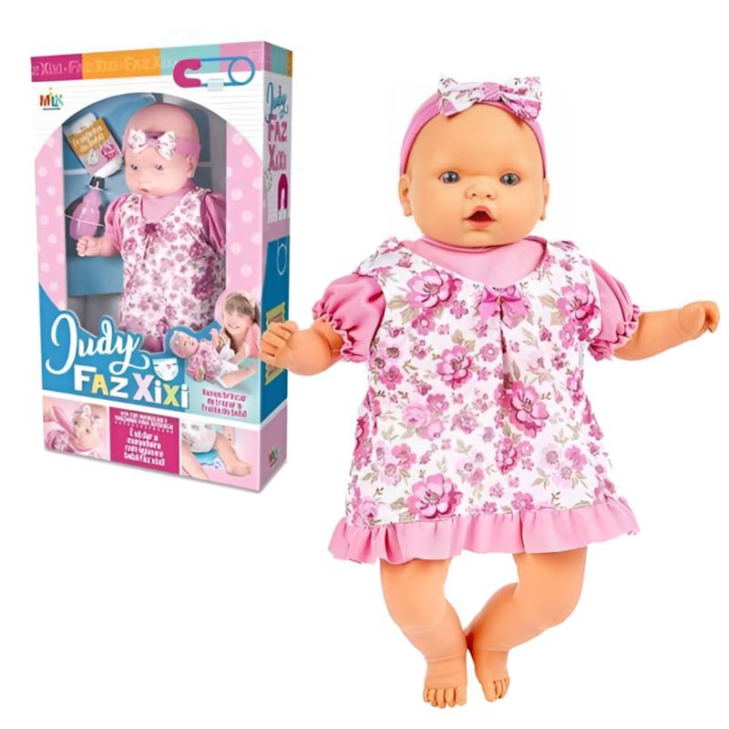 Boneca Judy Faz Xixi Milk