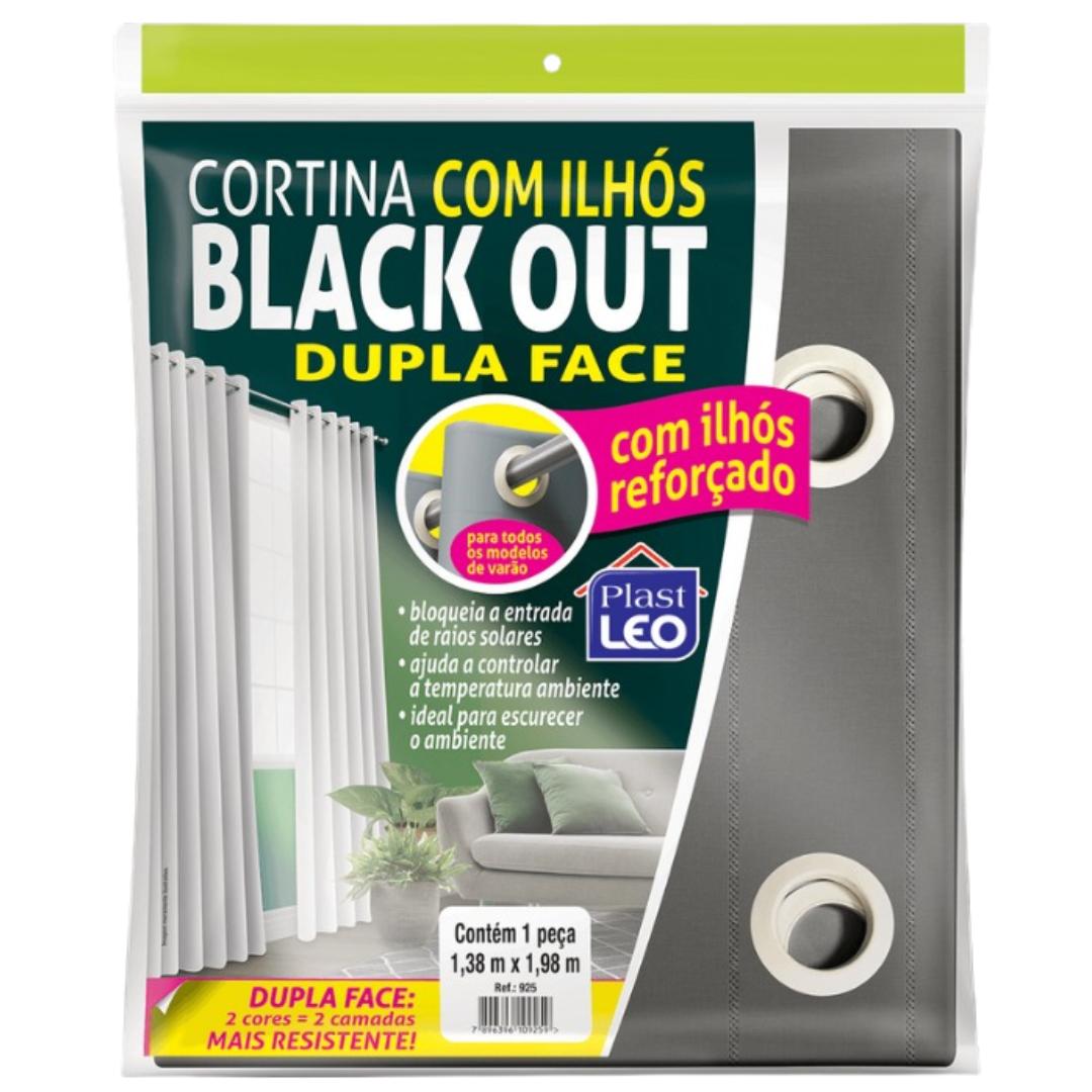 Cortina Blackout Dupla Face C/Ilhos