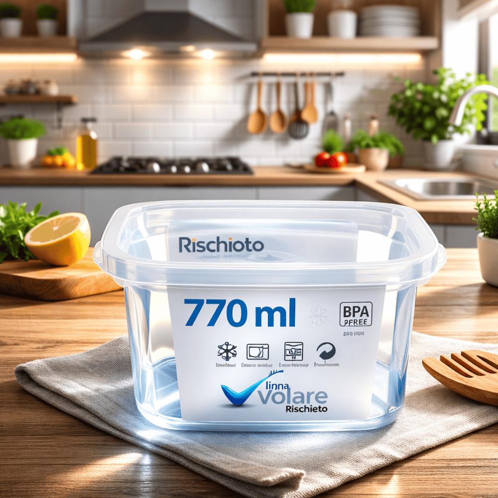 Pote Quadrado Volare 770Ml Rischioto
