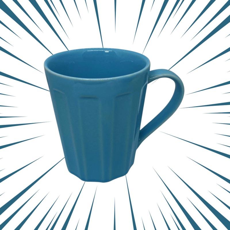 Caneca Canelada Azul Rr