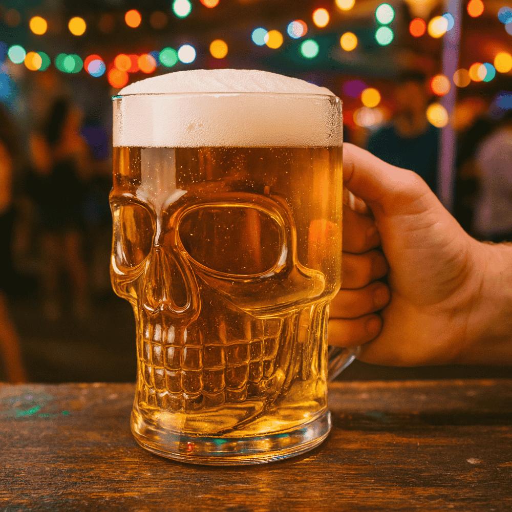 Caneca P/Chopp Caveira Rock Coliseu