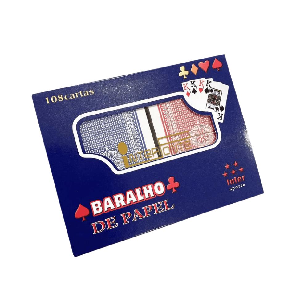 Jogo De Baralho De Papel Com 2 Interponte