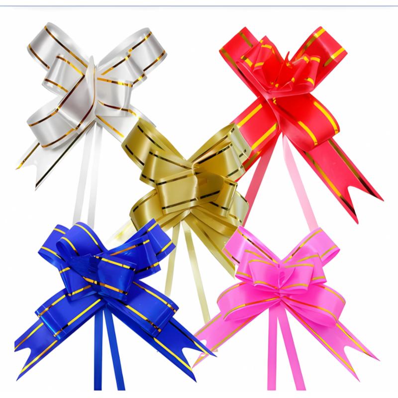 Laço Fácil Com Fio Dourado Gala 1,8Cm X 36Cm