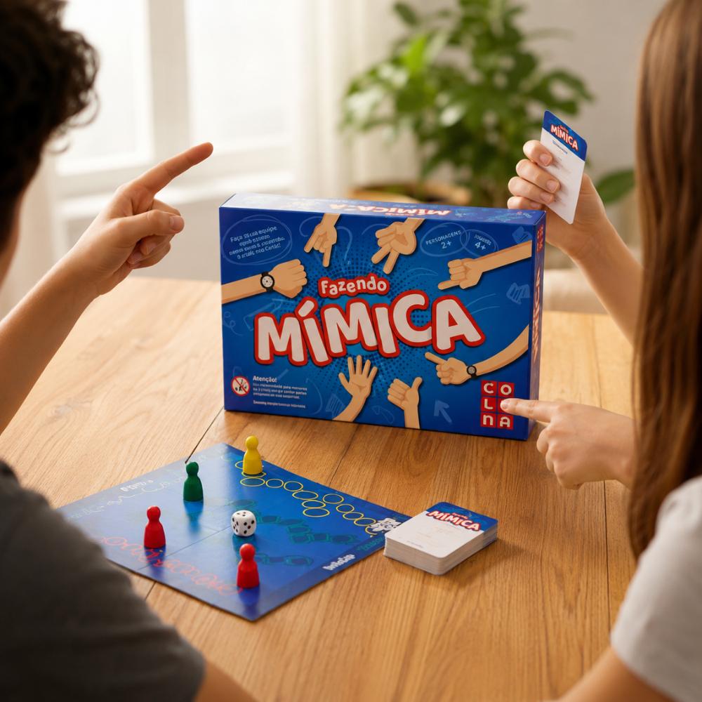 Jogo Fazendo Mímica de Tabuleiro Gala Coluna