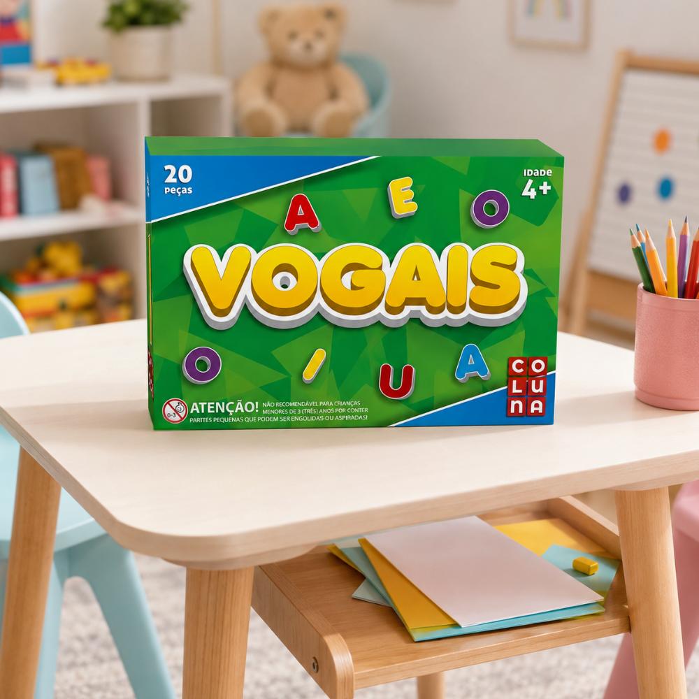 Jogo Educativo Vogais Gala Coluna