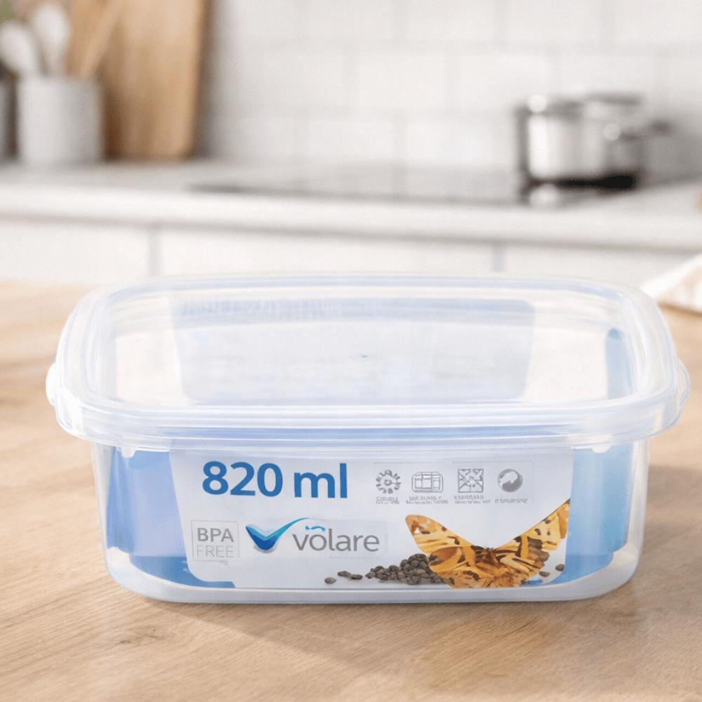 Pote Quadrado Volare 820Ml Rischioto