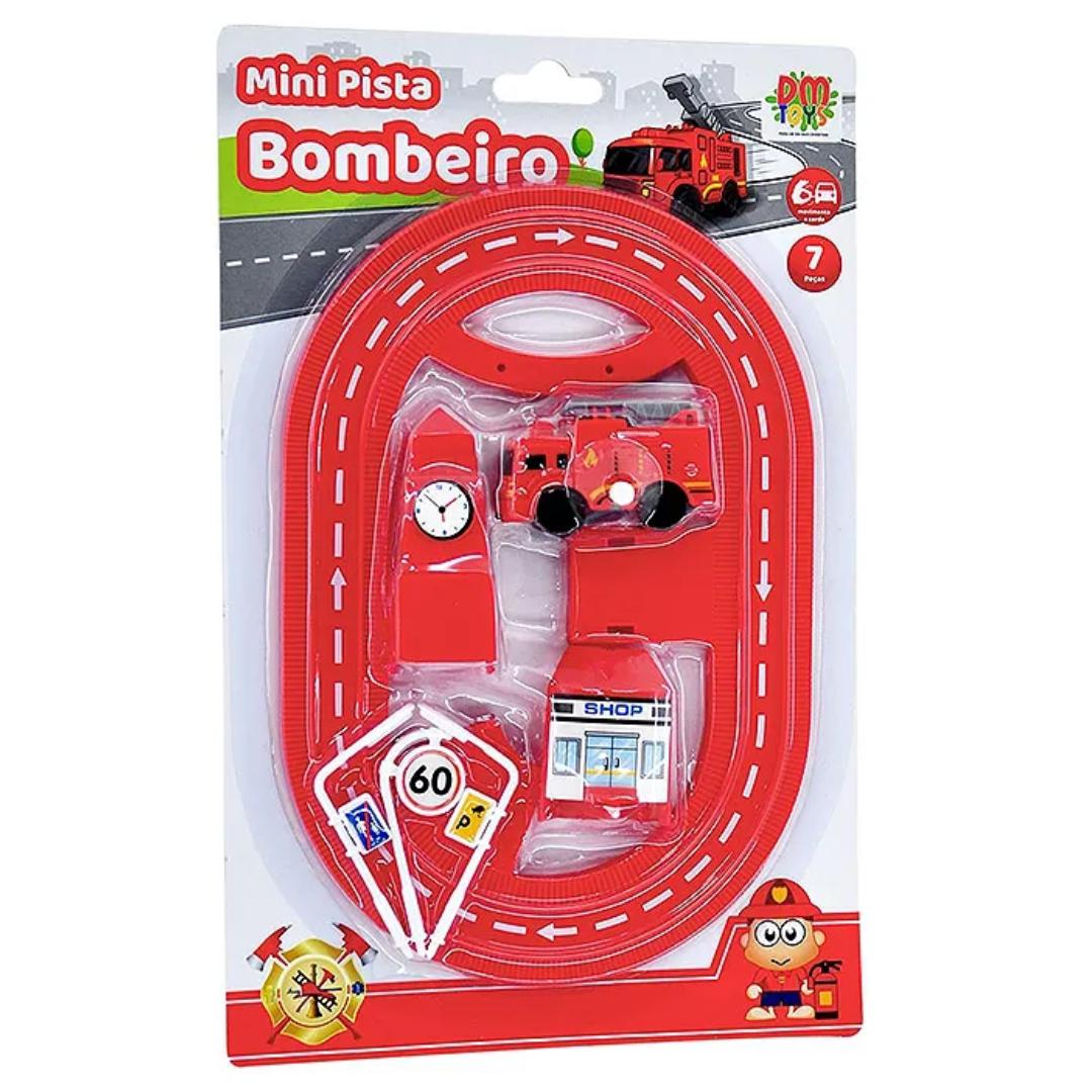 Mini Pista Carrinho Bombeiro Dmbrasil