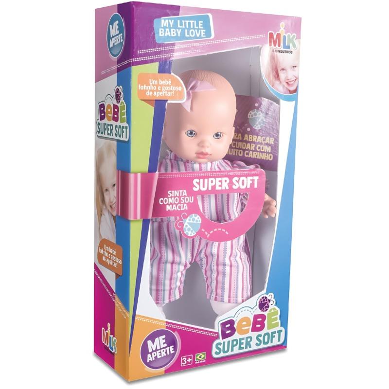 Boneca Bebe Super Soft Milk