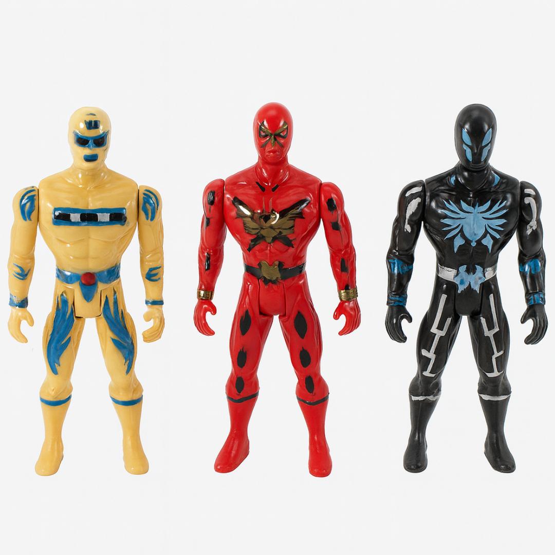 Boneco Heroi 3Pcs Arktoys