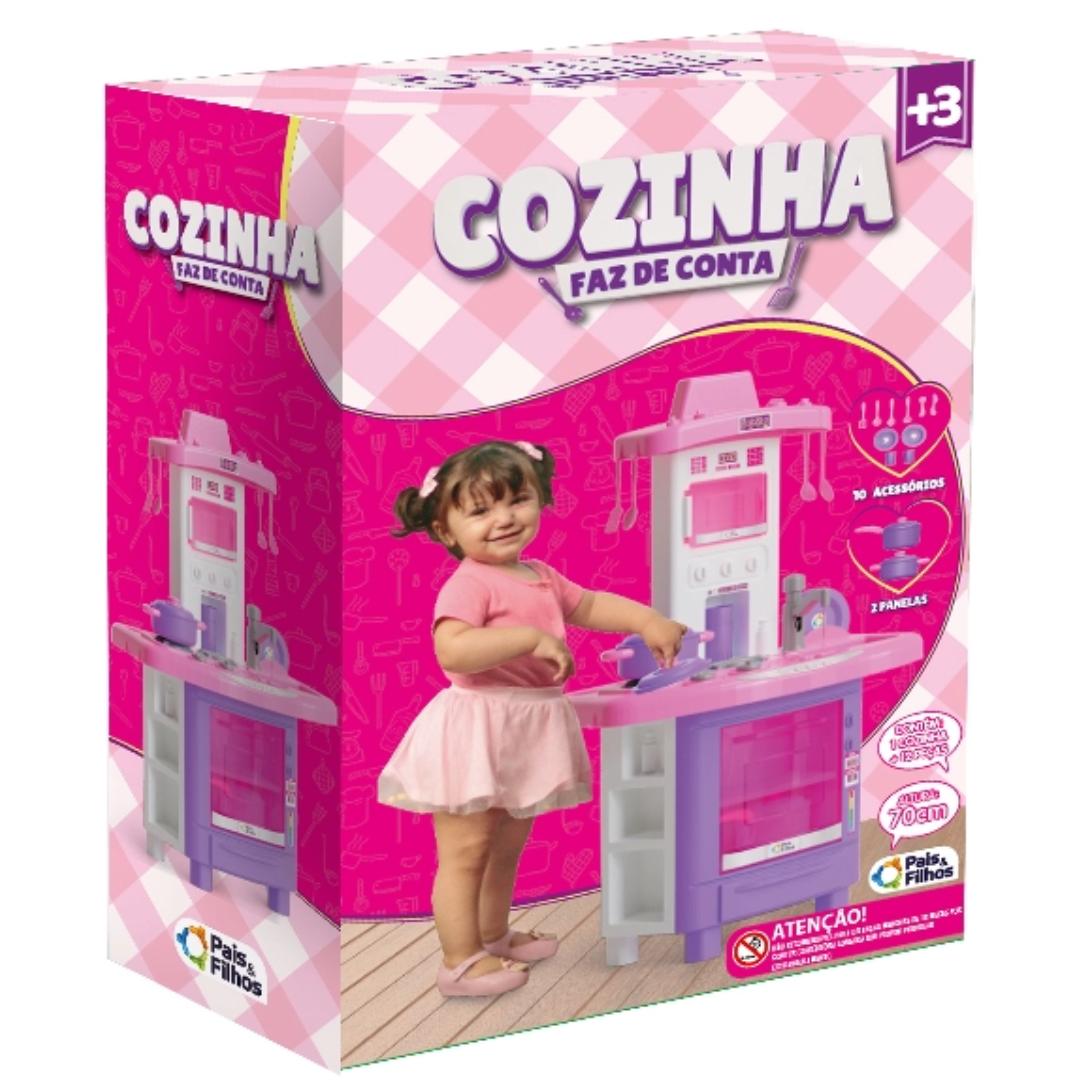 Cozinha Faz De Conta Rosa Gala