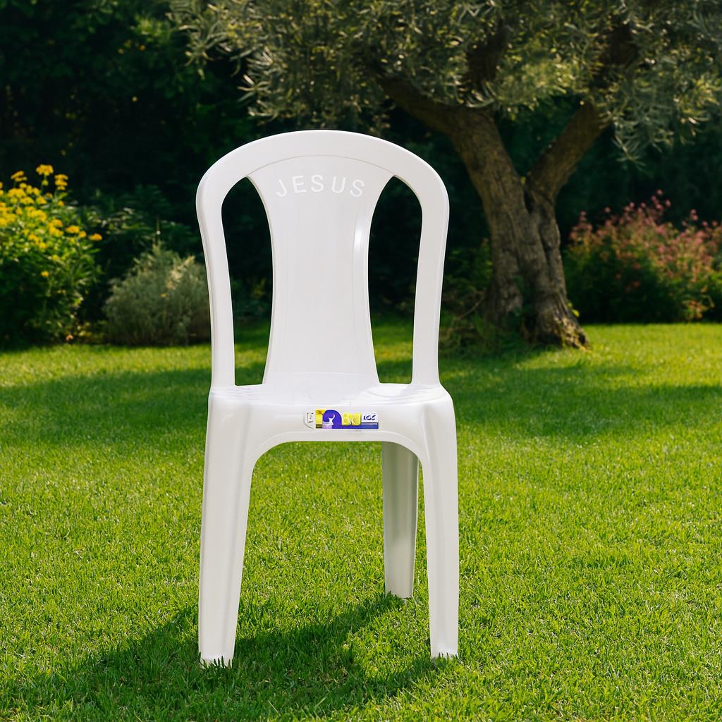 Cadeira Bistro Jesus Branca Solplast