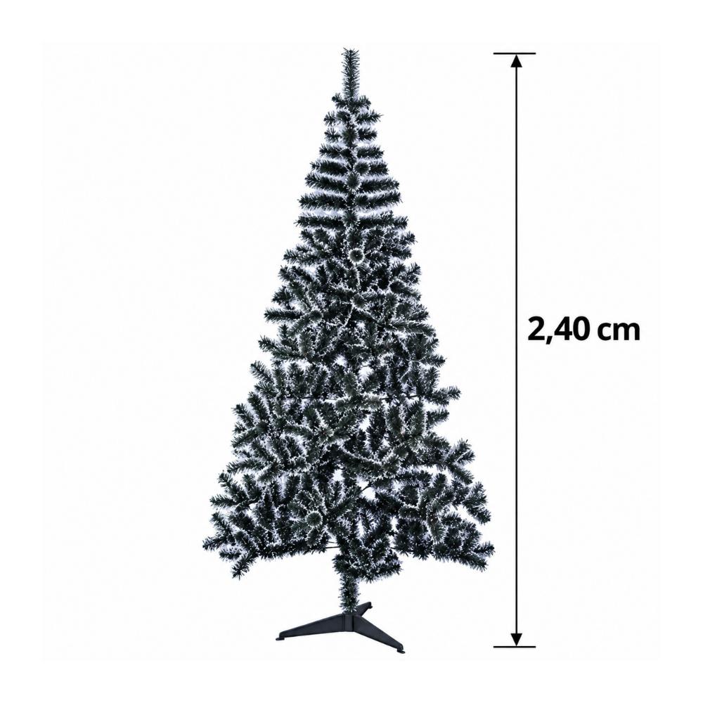 Árvore de Natal Nevada 2,40 m com 600 Galhos Rio Master