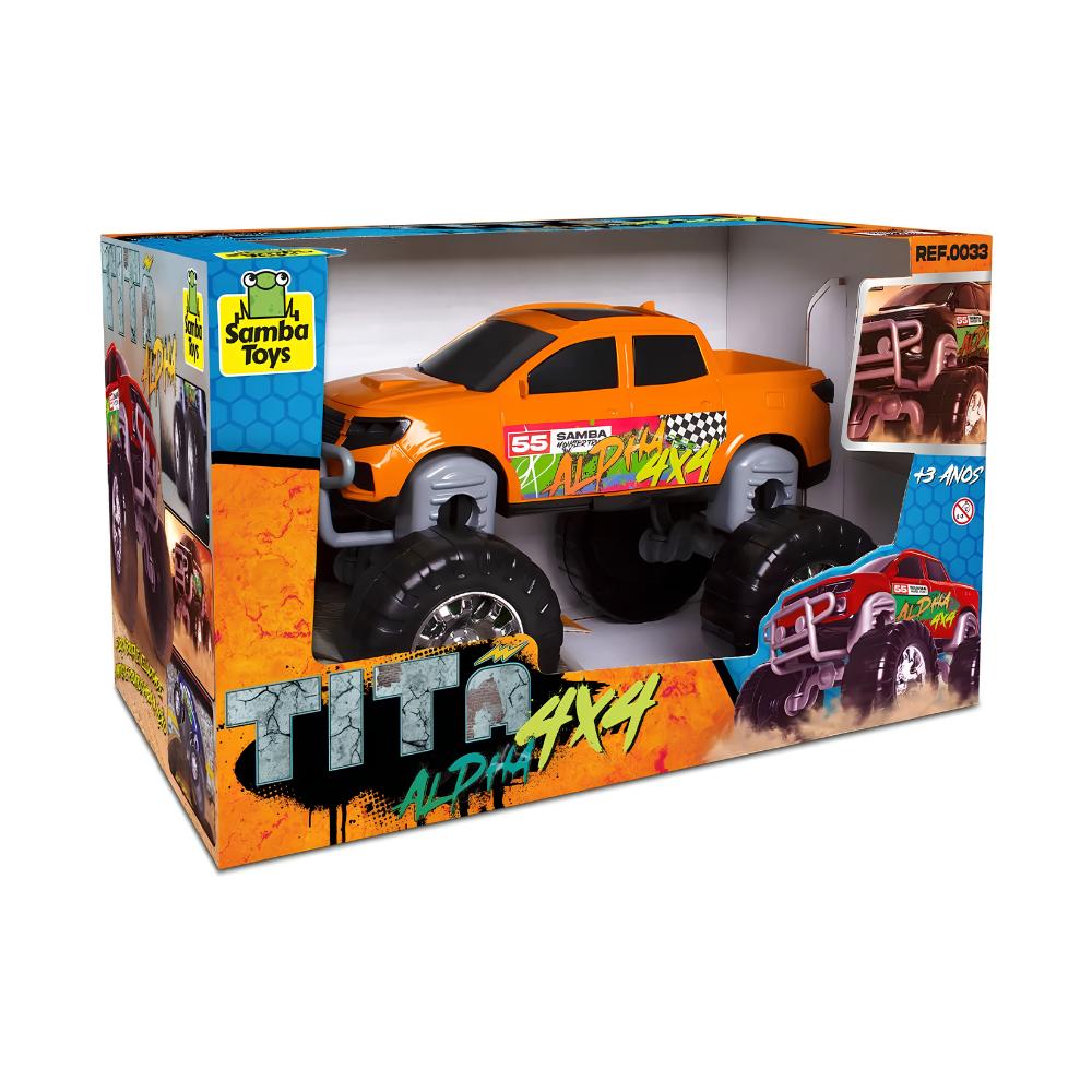 Caminhonete Pick-Up Titã Alpha 4x4 Roda Livre Samba Toys