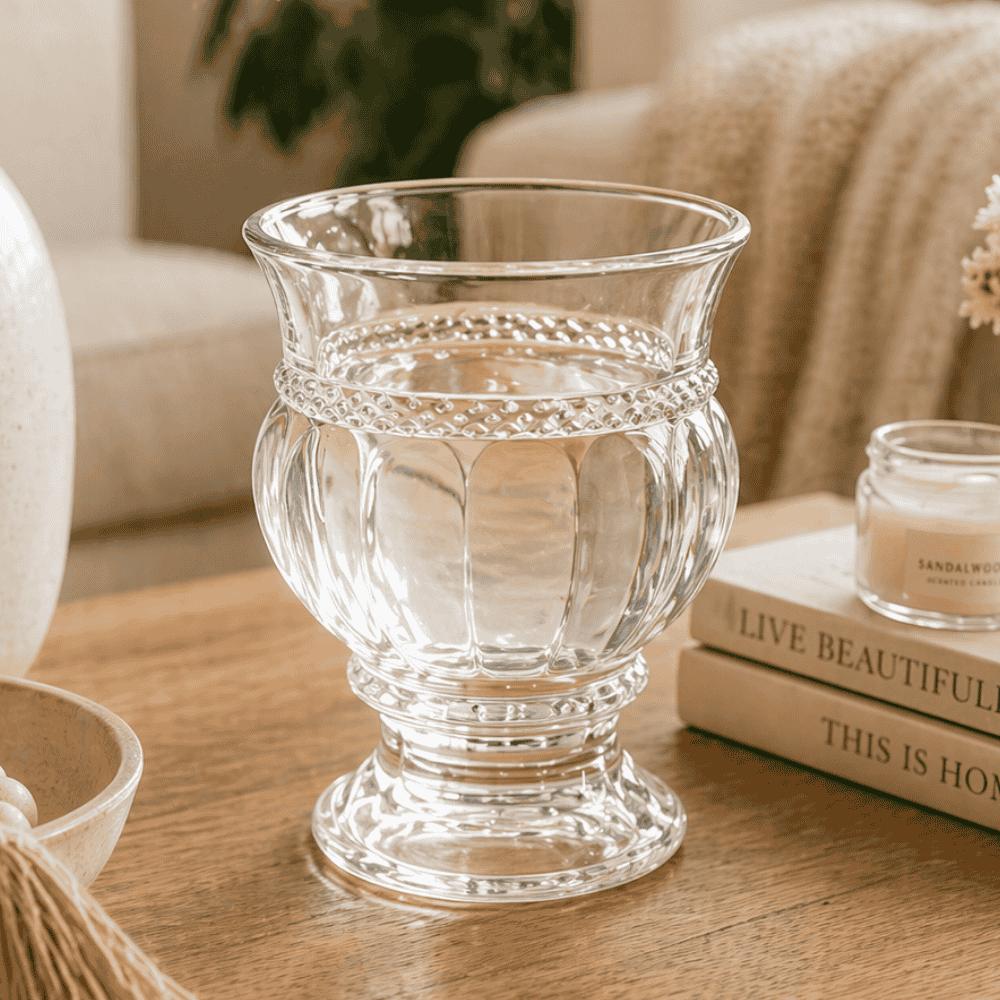 Cachepot de Cristal Diamante Coliseu