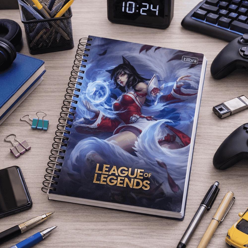 Caderno Cd Univ League Of 16M Tilibra