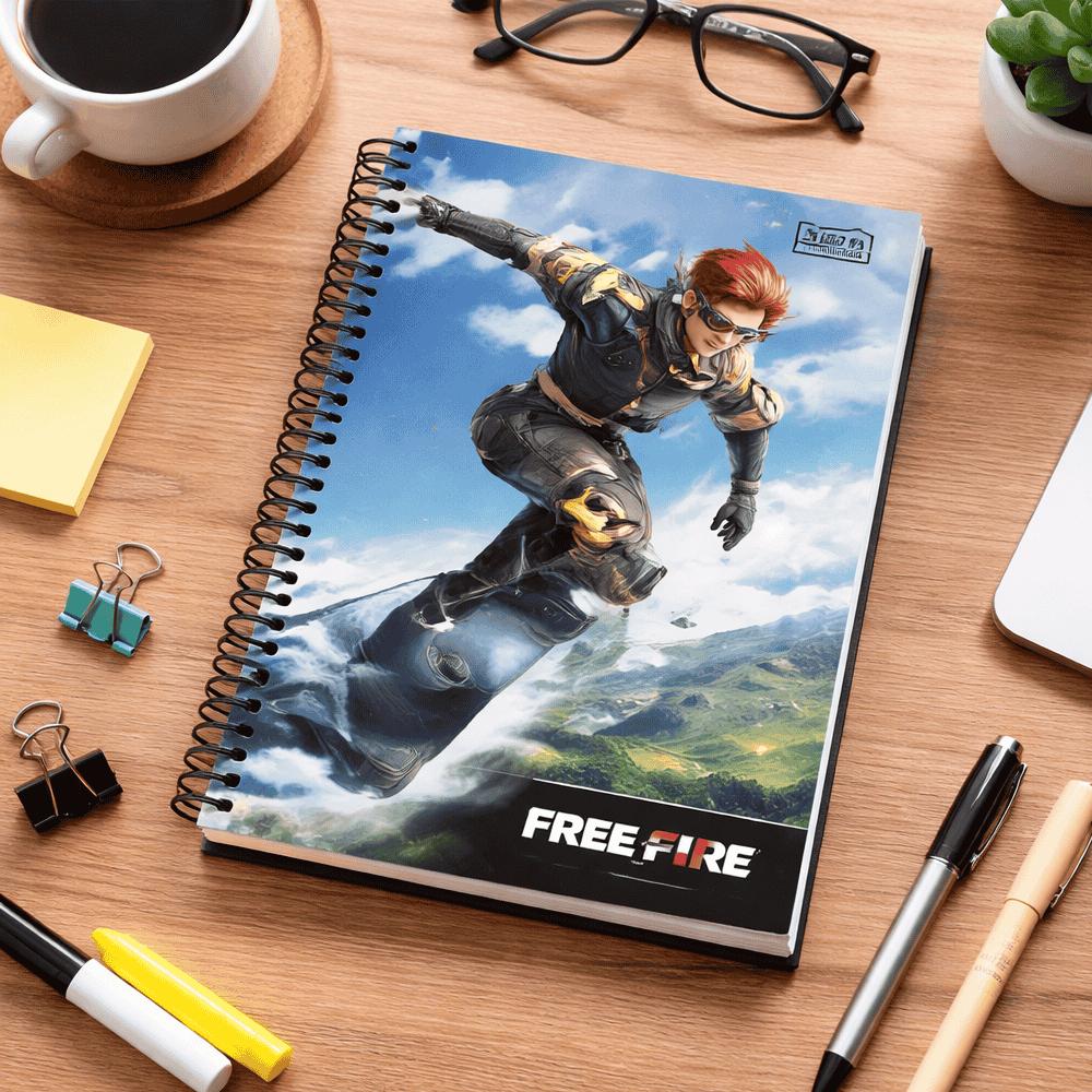 Caderno Cd Univ Free Fire 10M 160Fls Tilibra