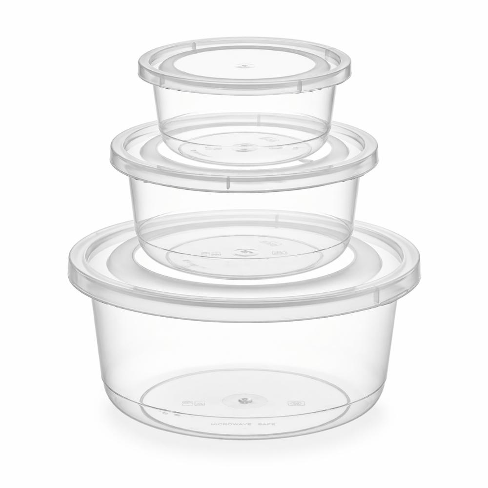 Conjunto Potes Redondos PMG Linha Prime Ercaplast