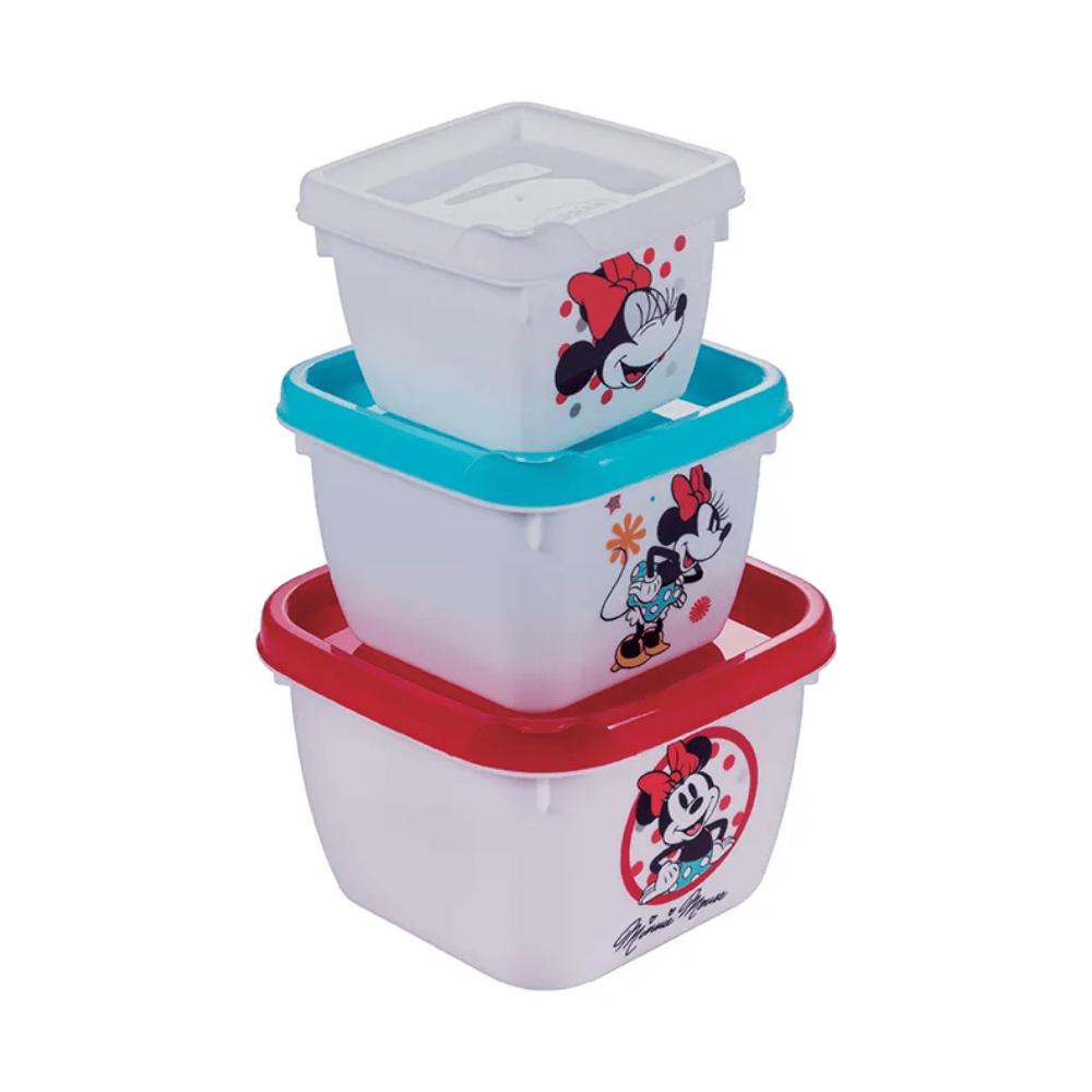 Conjunto De Potes Conect Minnie Plasutil