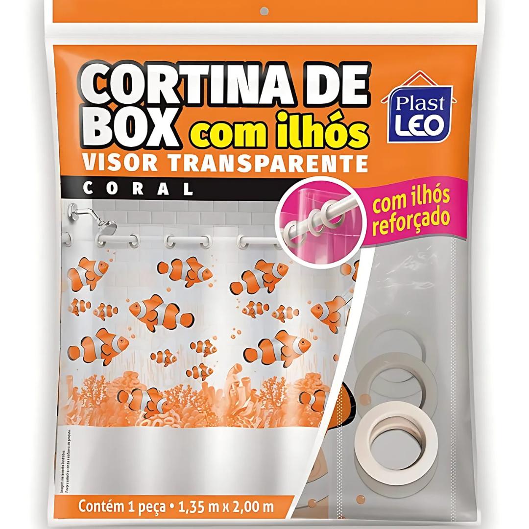 Cortina De Box C/Visor Ret Coral Plast-Leo