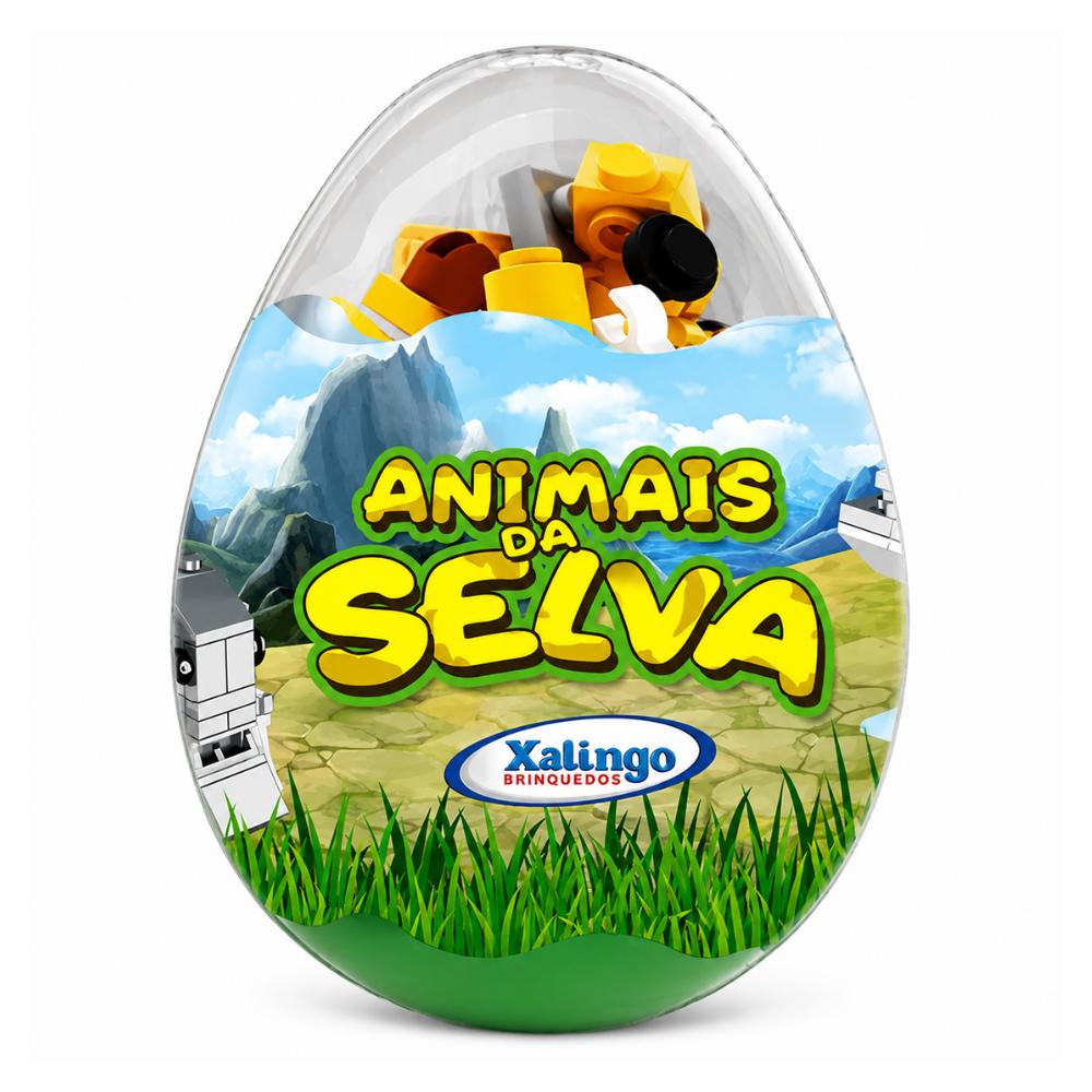 Blocos de Montar Ovo Animais da Selva Xalingo