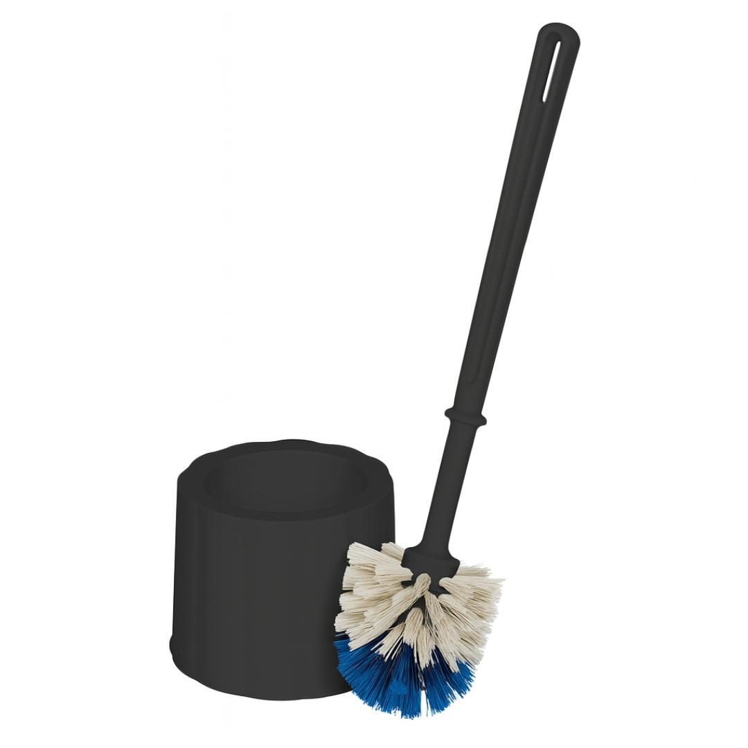 Escova Sanitaria Preta Multilar