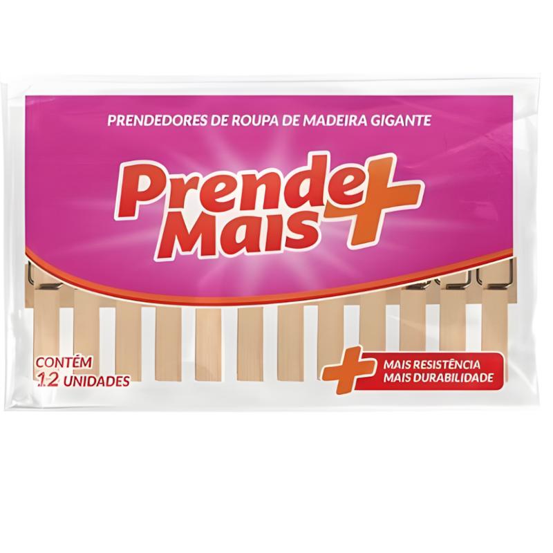 Prendedor De Roupa De Madeira Gigante 50X12 Mais