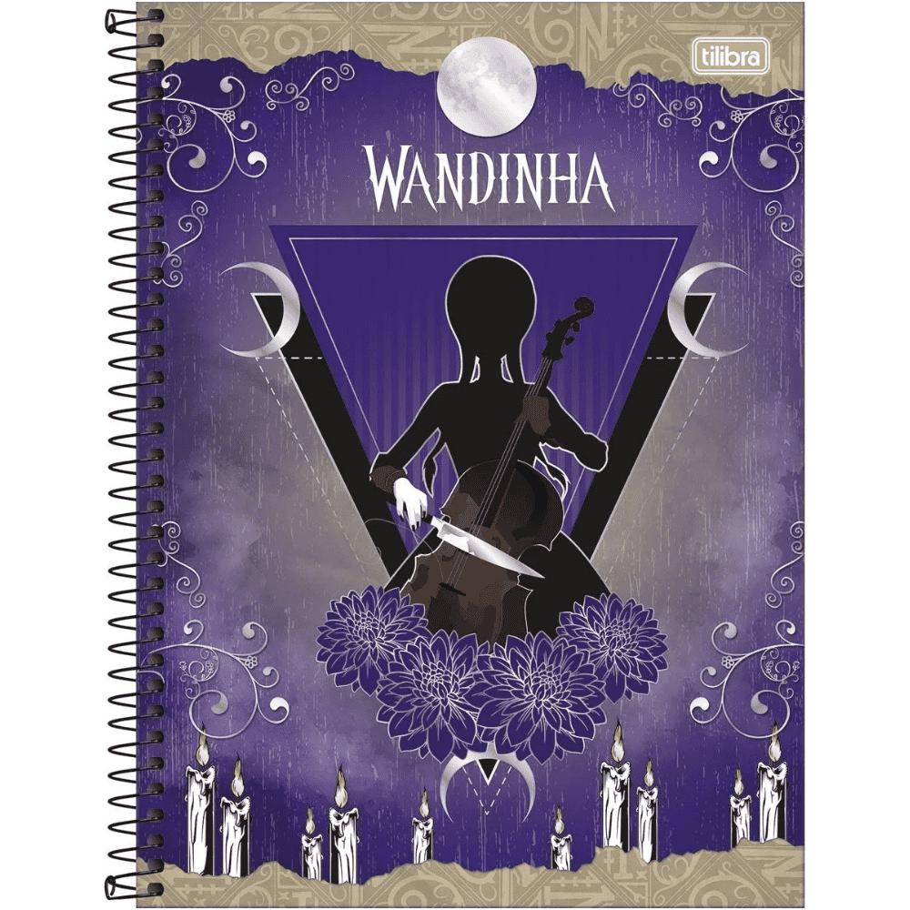 Caderno CD Universitário Wandinha 1 Matéria 80 Folhas Tilibra