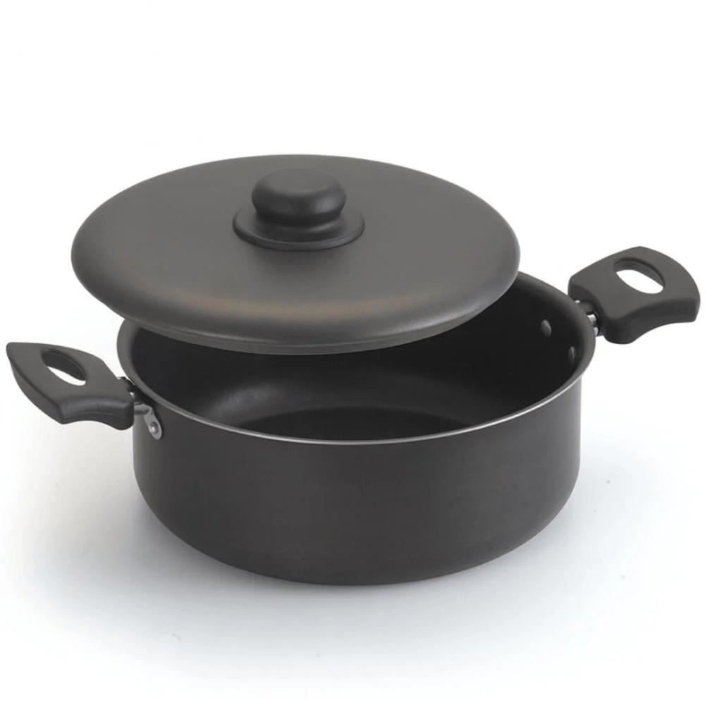 Caçarola Reforçada 4000Ml Alumínio Com Alça 24Cm Erca