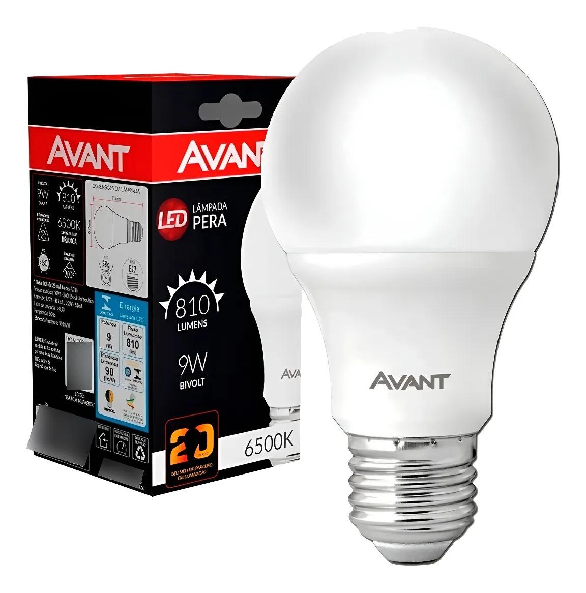 Lâmpada Led Branca 9W Avant