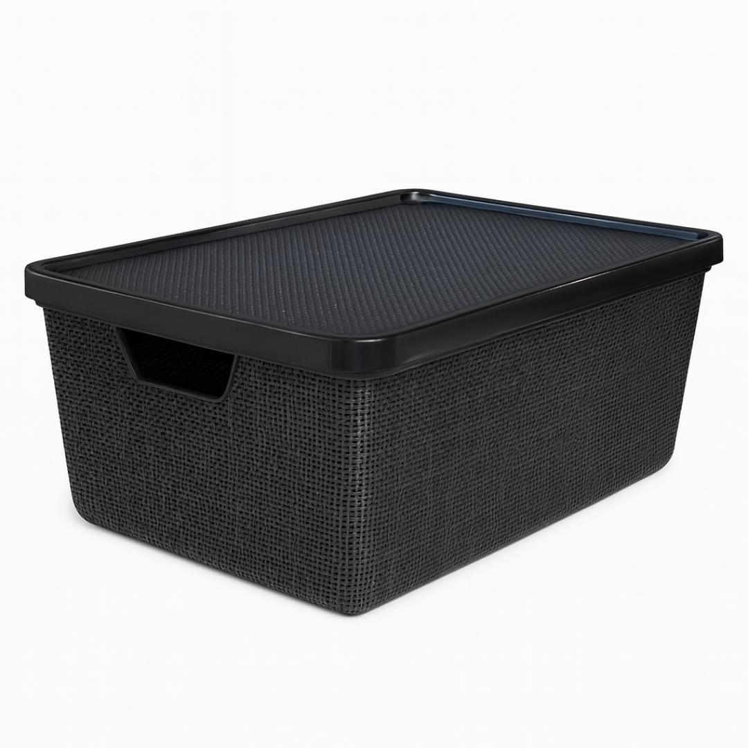 Organizador Jutta C/Tp Preta 16Lts Arqplast