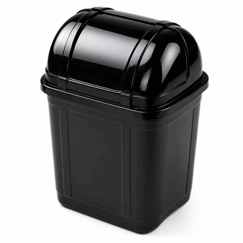 Lixeira Retrátil 4L Preta Nitron